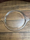 Vintage Clear Pyrex Flat Tab Lid 470-C #33 USA Made