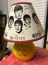 Vintage Beatles Lamp With Shade Rare UK Version