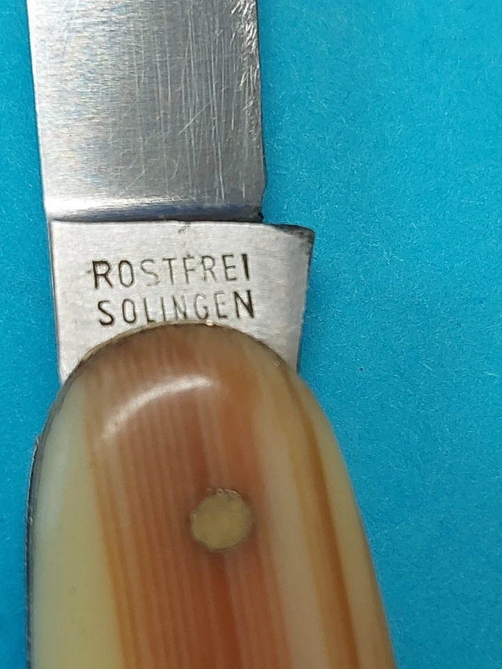 Friedrich Hartkopf Taschenmesser 2-tlg. Sehr Selten! Bakelit?! Perlmutt?! Griff - Bild 3 von 4