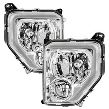 For Jeep Liberty 08-12 Headlights Driver Passenger Side Chrome Led Light Tube For Jeep Liberty 08-12 Headlights Driver Passenger Side Chrome Led Light Tube