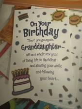 Lot 100 Mixed Greeting Cards 80 Birthday 20  Variety No Envelopes 