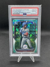 2023 Bowman Chrome Sapphire Prospects Mairoshendrick Martinus Aqua /55 PSA 10 🔥
