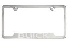 Chrome License Plate Frame For Buick