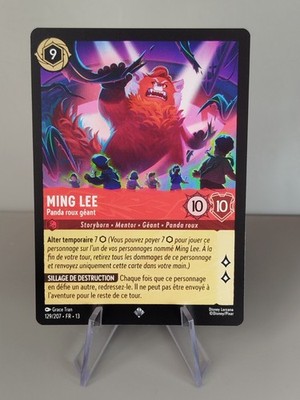 LORCANA FR Karte - Kapitel 13 129/207 Ming Lee - Super Rare Neu