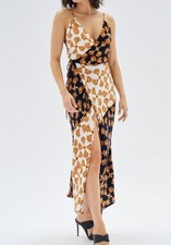 Minkpink Nour Cami Wrap Midi Dress Size XS