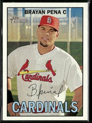 2016 Topps Heritage #17 Brayan Pena 2A