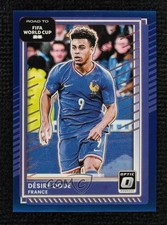 2025-26 Panini Donruss Road to FIFA World Cup Optic Blue Prizm 61/75 Desire Doue