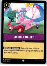  66 Croquet Mallet - Common - Amethyst 2023 Disney Lorcana Rise of the Floodborn