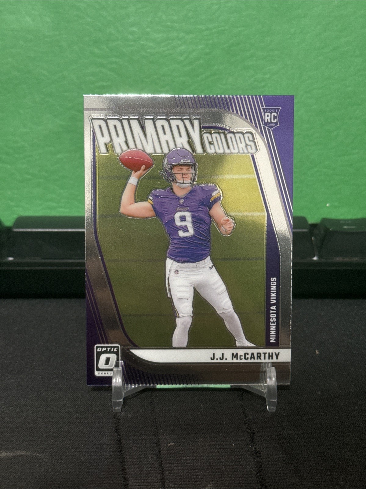 2024 Panini Donruss Optic - Rookie Primary Colors J.J. McCarthy #20 (RC)