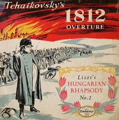 Embassy Symphony-Tchaikovsky 1812 Overture Vinyl 10'' Album.1959 Embassy WLP 5002