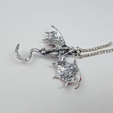 Vintage Crystal Dragon Brooch - Rhinestone Animal Lapel Pin Jewelry