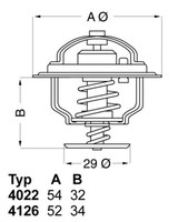 Borgwarner (Wahler) Thermostat KüHlmittel 4126.88 FüR Daihatsu Toyota Cressida 2