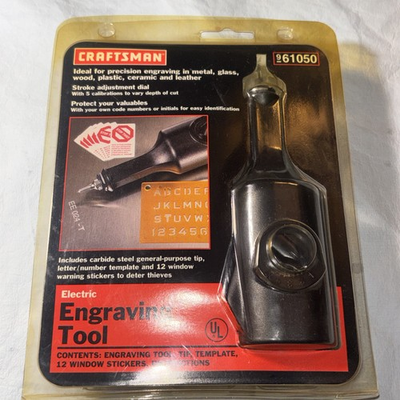 #ad Sears Craftsman Electric Engraving Tool NIB $34.99