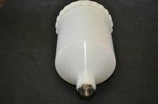 0.6 L REPLACEMENT PLASTIC CUP FOR AIR GRAVITY FEED FED SPRAY GUN PAINT SPRAYER 