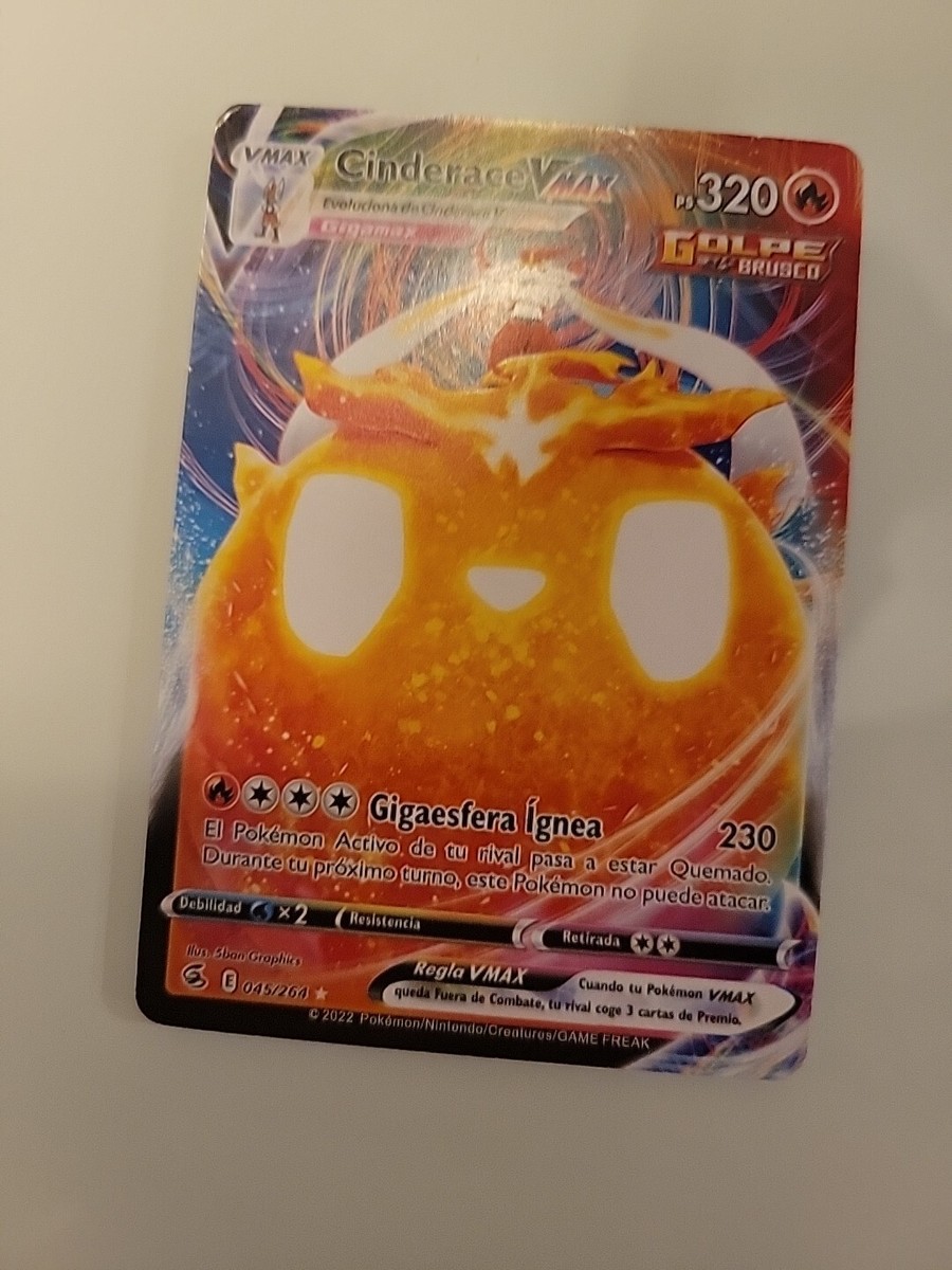 cinderace vmax pokemon card price Amazon.com: Cinderace V & Vmax 045/264 - Fusion Strike