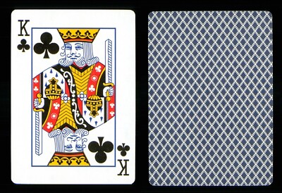 1 x Spielkarte BCG No 92 Club Special Rautenmuster King of Clubs P0230
