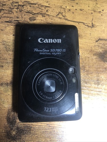 Canon PowerShot SD780 IS Digital ELPH 12.1 Mega Pixels Zoom Lens 3xIS Black - Picture 2 of 11