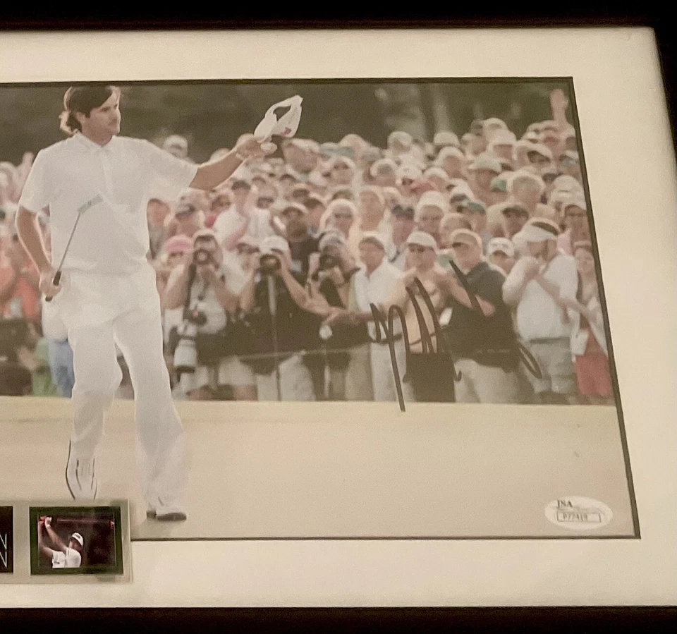 PGA 大师赛带框 Bubba Watson 2012 Matted & Framed 亲笔签名 JSA 正品 — 第 2/4 张图片