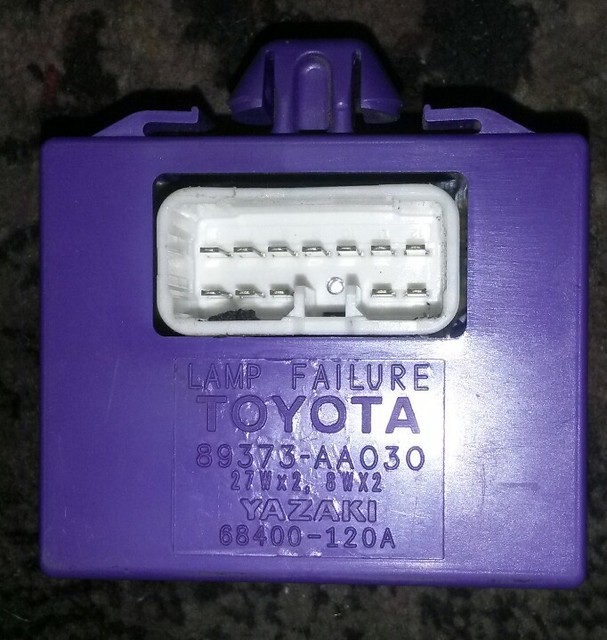 Lamp failure toyota