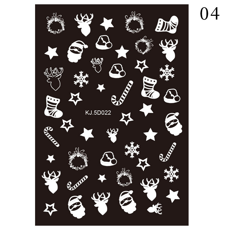 christmas-nail-sticker-white-blue-snowflakes-santa-claus-nail-decals