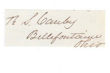 Richard S. Canby (1808-1895) Signed Clip Autographed Congress Ohio