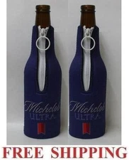 MICHELOB ULTRA 2 BEER BOTTLE SUIT COOLERS KOOZIE COOLIE HUGGIE BUD NEW