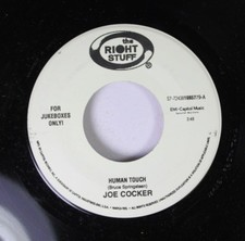 Rock 45 Joe Cocker - Human Touch / One Step Up On The Right Stuff (Emi Capitol)