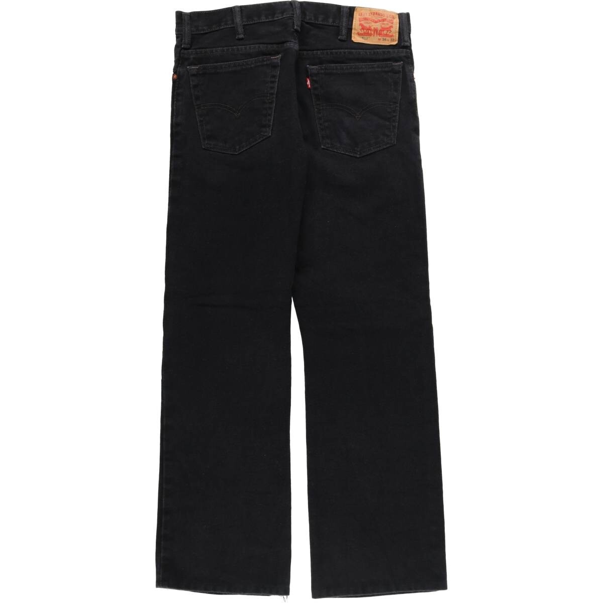 Levi's 517 ブラックブーツカットデニム W33 L30 楽天市場】LEVI'S リーバイス 517 ORIGINAL BOOT CUT BLACK OUT