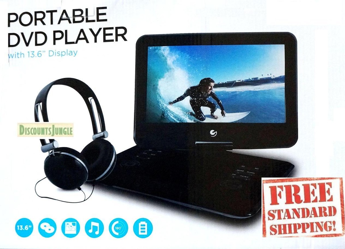 Ematic EPD136BL Portable DVD Player Personal Kids