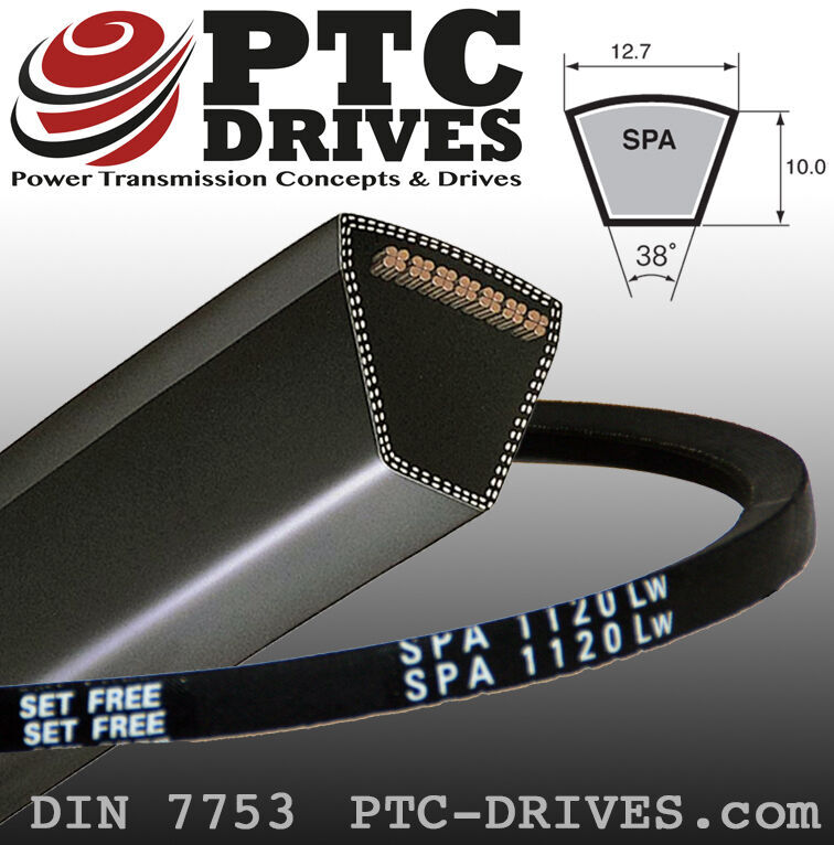 SPA1500 Narrow V-Belt (1500 Mm Length) - DIN7753 Standard, Mitsuboshi Brand 4 thumbnail image