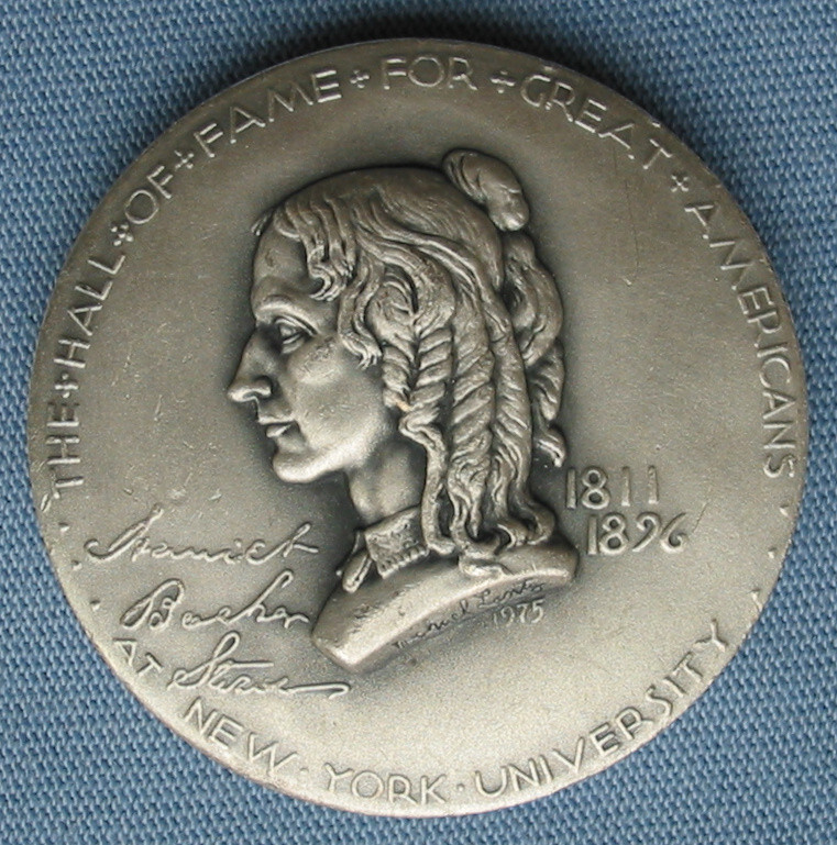 1975 Harriet Beecher Stowe .999 Silver High Relief Medal - Medallic Art Co. MACO