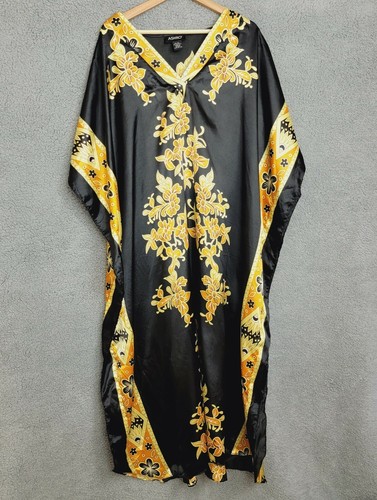 Ashro Black Gold Blare Long Caftan 
