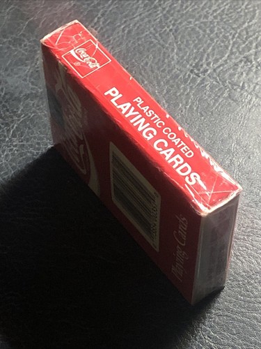 ML Nuevo Sellado Coca Cola Plástico Recubierto Tarjetas de Juego Hechas en Cincinnati Ohio - Imagen 5 de 7