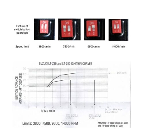 ✅✅For Suzuki LTZ50 Removal Speed Limiter 2006-2022 CDI Rev Ignition Box Black - Picture 11 of 11