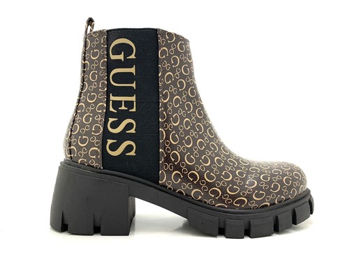 guess logo boots