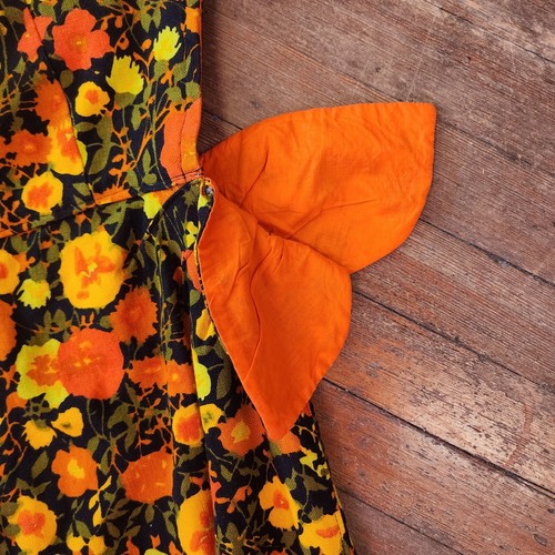 1960s Floral One Shoulder Dress - Picture 3 of 7