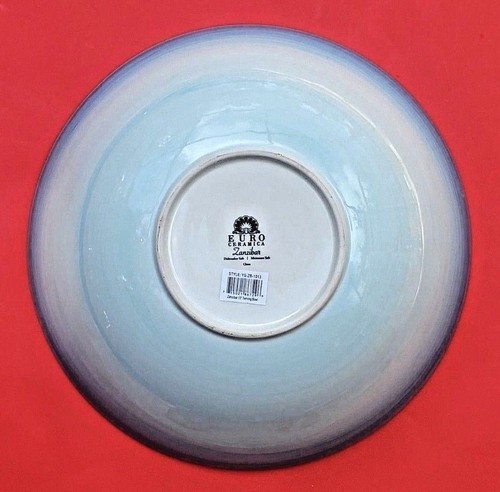 Euro Ceramica Zanzibar Salad Serving Bowl 11361065 New w/ Tags Style YS-ZB-013 - Picture 7 of 8