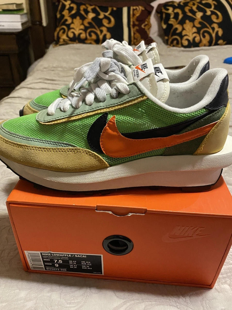 Nike ld waffle sacai best sale green