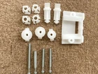FIAT BUSH & CLIP REPAIR FULL KIT HEADLIGHT HEADLAMP ADJUSTER SCREW