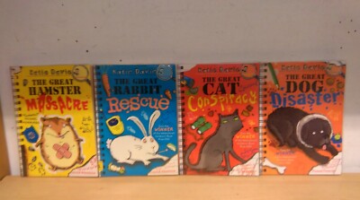 Animal Antics Series by Katie Davies: Collection of 4 Children's Fiction Books
