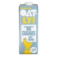 Oatly No Sugars Oat Drink - 1L (Pack of 6)