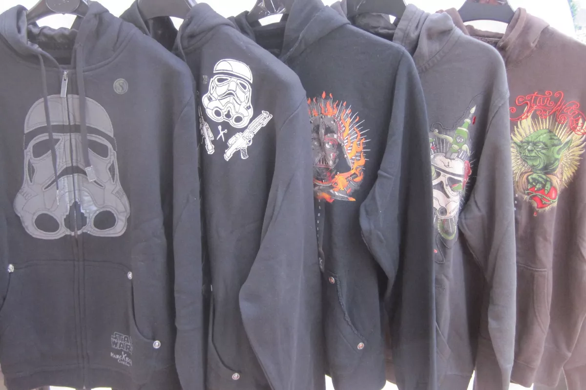 MARC ECKO STAR WARS ZIP HOODIE KAPUZEN PULLOVER STORMTROOPER YODA