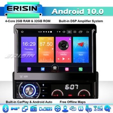 Universal 1 Din 7 " DAB+ DVD Android 11 Deatchable Autoradio GPS CarPlay DSP TNT
