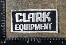 Vintage CLARK EQUIPMENT Forklifts Material Handling Company Logo Patch 1970’s