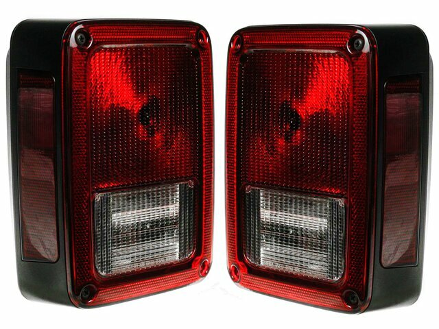 For 2007-2017 Jeep Wrangler Tail Light Assembly Set 71681TQ 2008 2009