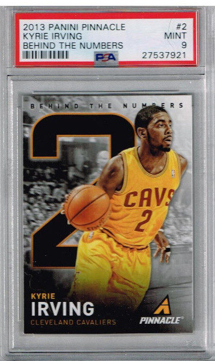 2013 Panini Pinnacle Kyrie Irving Behind The Numbers PSA 9
