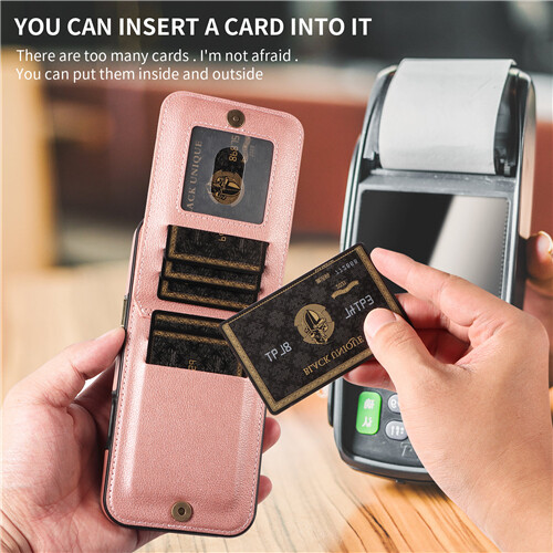 Leather Cover For iPhone 16 Plus 15 Pro Max 14 13 12 Wallet Back Case W/Ring - Bild 5 von 20