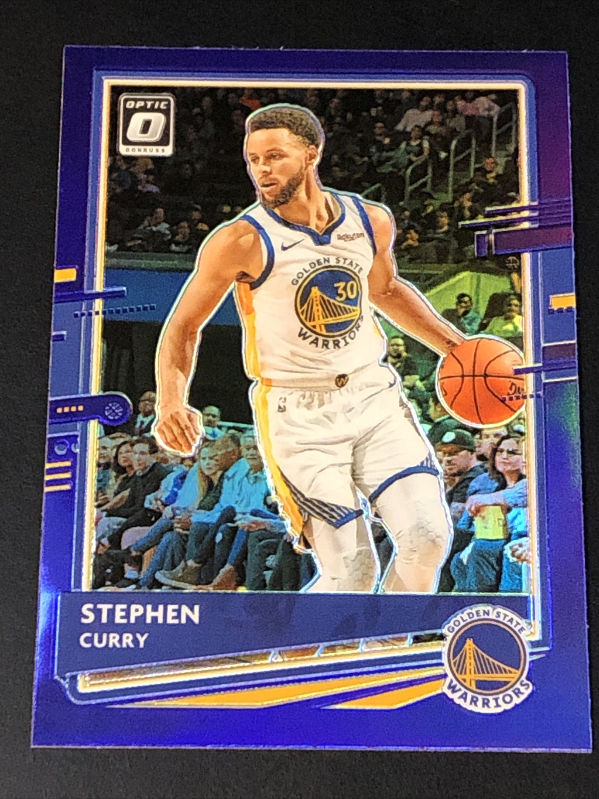 Stephen Curry Purple Holo Parallel - 2020-21 Optic Basketball #17