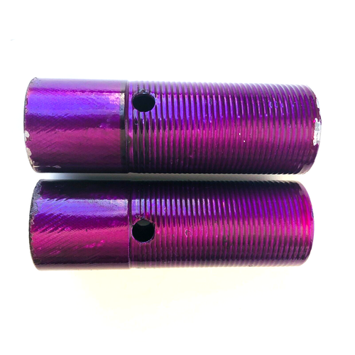 Bmx Bike Pegs 2 Purple PreOwned Replacement Parts eBay