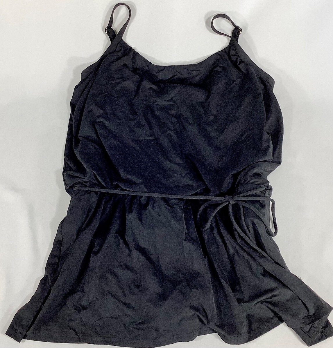 miraclesuit swim dress Magicsuit Women's Amal Swim Dress in Black, Size 6, Polyester/Nylon/Spandex